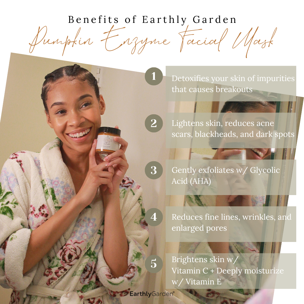 Earthly Garden® Pumpkin Enzyme Facial Mask | 4oz